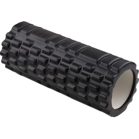 Rouleau de massage en mousse - Noir - Pilates, thérapie musculaire, jambes, dos, yoga, salle de sport (1/3)
