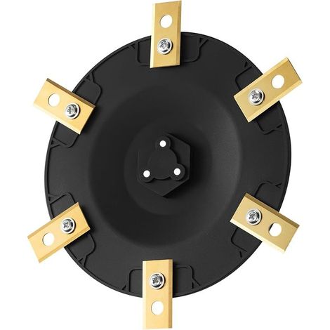[Mise À Niveau] Disques de Lame + 6 pièces Lame compatibles avec Einhell Freelexo Cam 350, 500, 600 Plus, Disque de Couteau pour Tondeuse Robot, Disque Rotatif pour Tondeuse Robotisée (1/5)