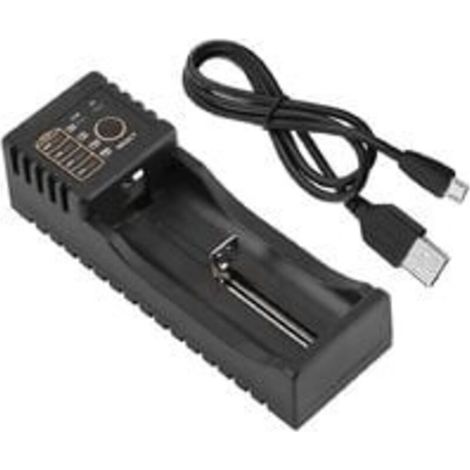 18650 Akkuladegerät, Universal-Akkuladegerät, Smart-Ladegerät, Liitokala Lii-100 Mini-Multifunktions-USB-Ladegerät 1,2 V/3,7 V/3 V/3,85 V, Kompatibles Akkumodell: 18650 (1/5)