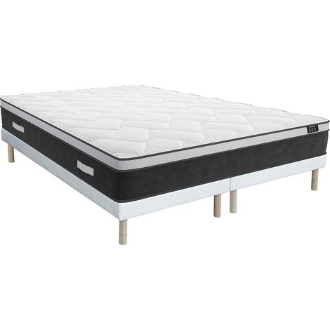 Set Art Collection di DREAMEA: Rete + Materasso ibrido molle insacchettate e memory YSMÉE 180 x 200 cm (1/5)