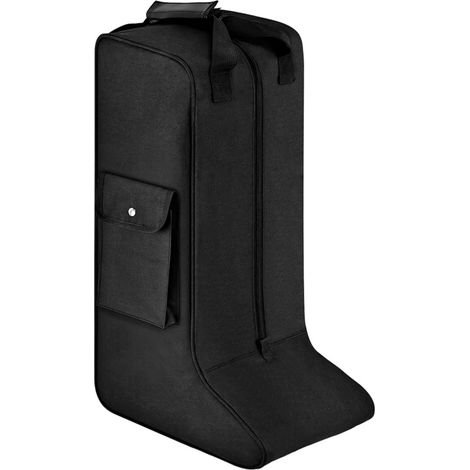 Large storage bag made of dust-resistant Oxford fabric with reinforced handle for riding boots, skiing, camping - Black - 56 x 335 x 21 cm (1/5)
