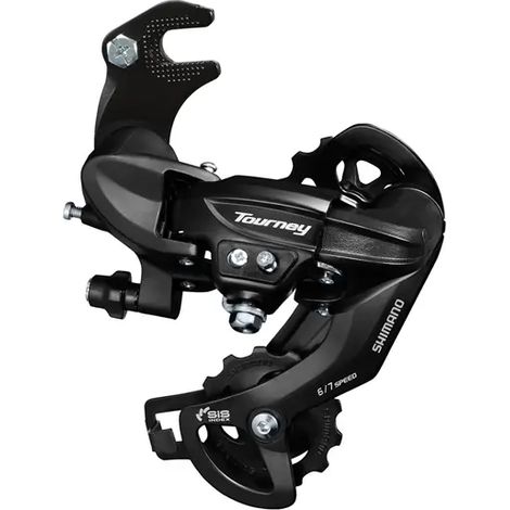 Shimano Tourney RD-TY300B Schaltwerk, 6/7/8-fach, 34 Zähne, mit Schaltauge