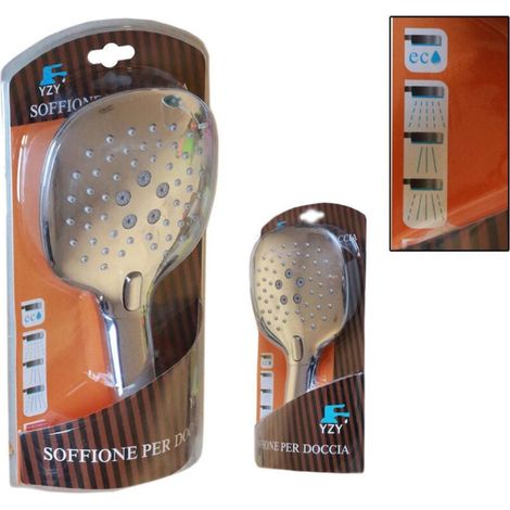 Vtizikl Doccia Doccetta Soffione 3 Getti Anticalcare Con Pulsante Ricambio Doccia 82095 -