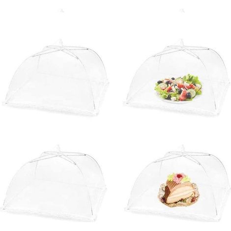 Tente-parasol avec moustiquaire pliable, idéale pour les repas en extérieur, les pique-niques, les barbecues, réutilisable et pliable. (1/5)