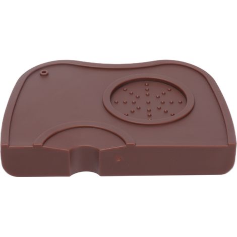 Tapis de tassement à café antidérapant en silicone alimentaire, coin tasseur pour cuisine maison, restaurant, M (1/5)
