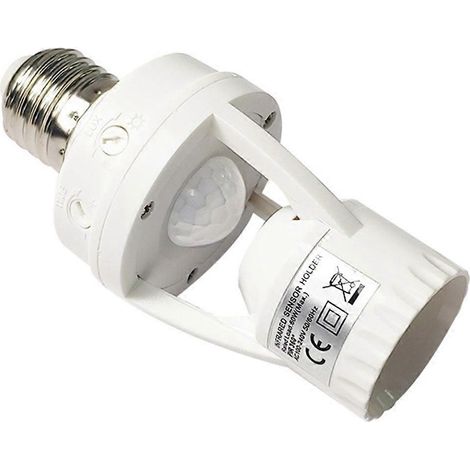 PIR-Bewegungsmelder-Lampenfassung mit Adapter und automatischem LED-Schalter für den Flur (1/5)