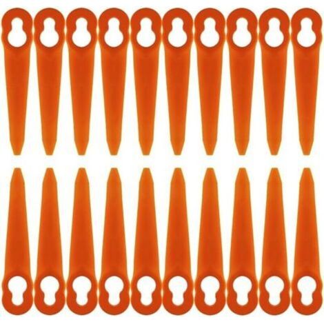 Lot de 100 Lames Compatible pour Coupe Bordure Stihl PolyCut 2-2 PolyCut 3-2, FSA 45 FSA 57 FSE 52, Lames en Plastique pour Coupe Bordure Stihl sans Fil (1/5)