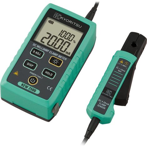 KYORITSU KEW 2500 - Pinza Amperometrica Digitale per la Misura di Correnti Continue in Conduttori con di Diametro Massimo 6 mm, Grigio (1/2)