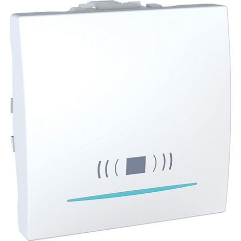 Bouton poussoir cloche blanc avec Led Série MGU3.206.18CNL Schneider Unica
