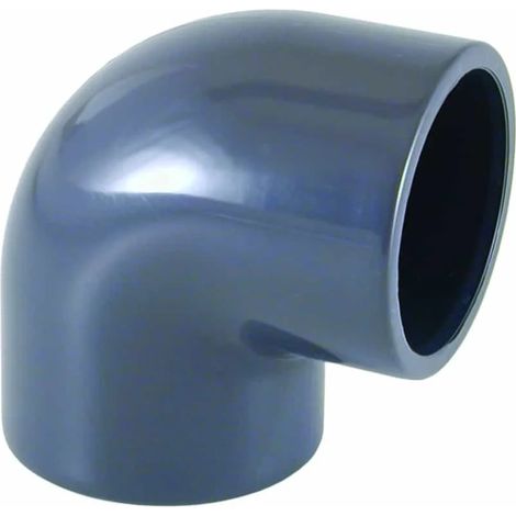 Codo PVC 90° para Tubos: Unión Segura y Duradera de 63 mm (1/3)