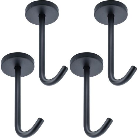 4-teiliges Set mit Schraubwandhaken