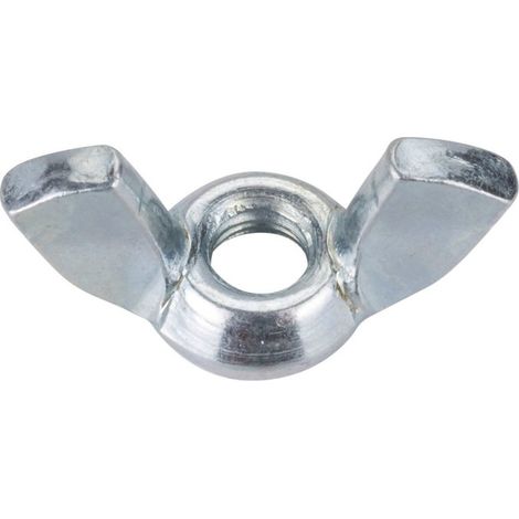Écrou à oreilles zingué - Diamètre 5 mm - Boîte de 200 - Viswood (1/2)