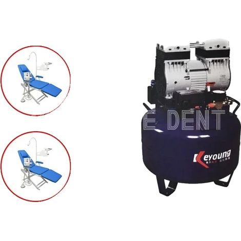 Compresor de aire, funcionamiento silencioso, alto rendimiento, 220V - 1 a 2 (32L) (1/2)