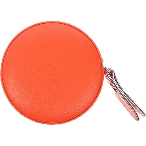 Mètre ruban de couture, PU, orange, pour maison et vêtements (1/5)