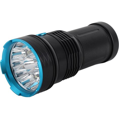 Lampe torche LED ultra-lumineuse à longue portée, étanche, 3 modes d'éclairage, 8000 lumens (1/5)