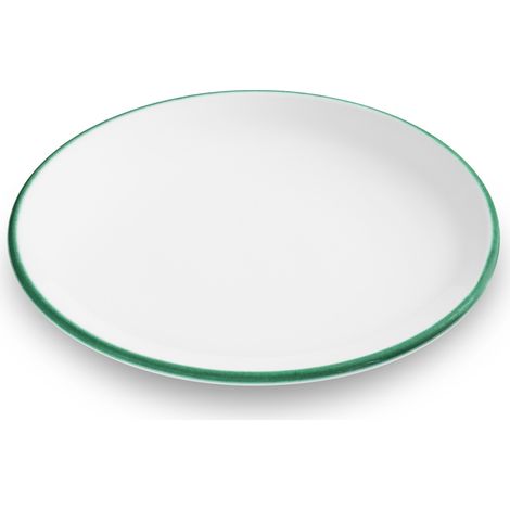 Gmundner Keramik Grüner Rand, Dessertteller Cup (Ø 20cm)