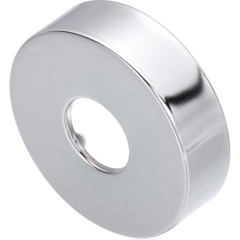 Lot de 2 rosace robinet de Ø 25 mm (3/4\") - rosace mitigeur douche,rosace robinet douche,rosace robinet mitigeur - rosace pour robinets de douche, robinets, radiateurs(argent, 66 x 30) (1/5)