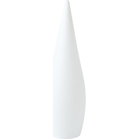 Beliani – Lampadaire LED extérieur moderne étanche IP54 – Télécommande – 16 couleurs – 4 modes d'éclairage – 81 cm – Polypropylène blanc