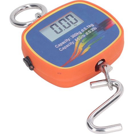 Balance électronique portable Imjdustrial à double affichage LCD 600 lb (272 kg) - Prise UE 90-240 V (1/5)