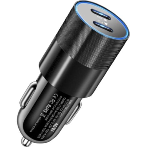 Chargeur de voiture Quande 40 W 5 V 3 A Noir (1/5)