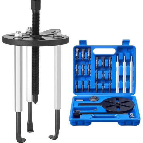 Kit 21 pièces de démonte-palier 3 griffes, extracteur universel pour roulements internes/externes, avec coffret de rangement robuste et portable (1/5)