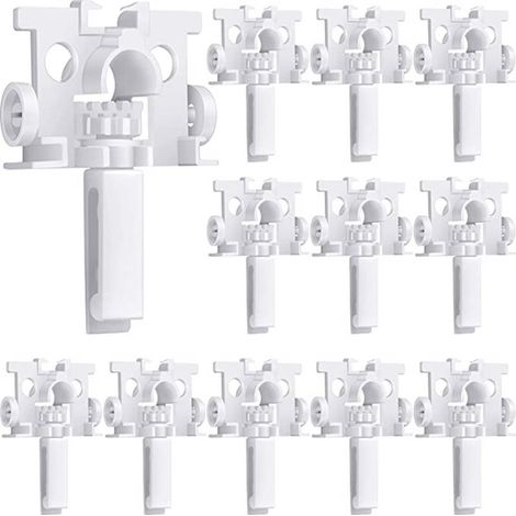Rouleaux de rechange, inserts de roulement à billes de rechange et pièces de réparation pour 10 stores vénitiens verticaux. (1/5)