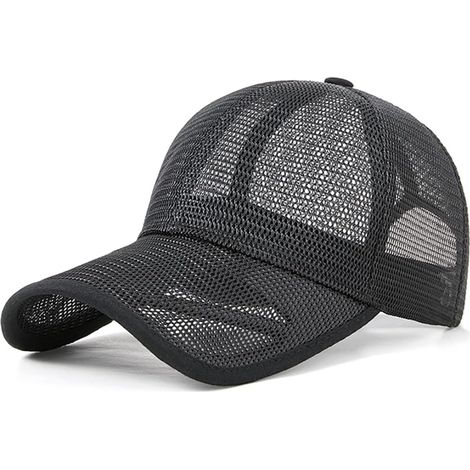 Casquette de Baseball Unisexe été Maille Respirante,Casquette Homme & Femme Ajustable,Chapeau Baseball Homme Anti-UV Protection,Casquettes Sport Extérieur Sunhat,Randonnée Course à Pied (1/5)