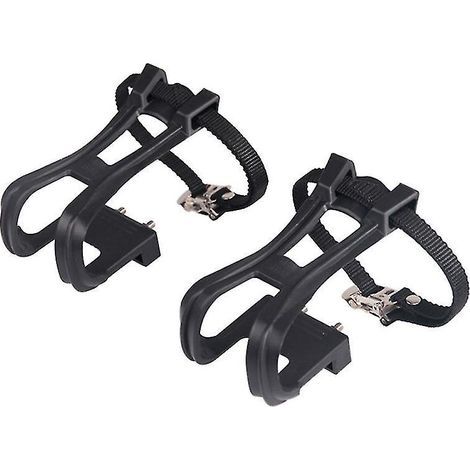 Paar Zehenclips für Fahrradpedale aus Nylon (1/3)