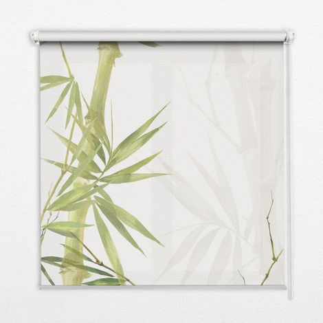 Tenda a Rullo Interna per Finestra - Tenda Filtrante Luce - Tenda Privacy - Tenda Decorativa Rettangolare - Rullo per Interni - (150 cm x 140 cm) - Bambù