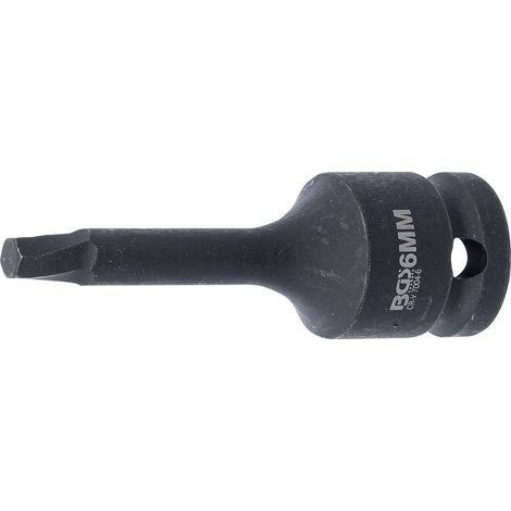 Extractor de tornillos  entrada 12,5 mm (1/2")  para el casquillo hexagonal defectuoso 6 mm (1/2)