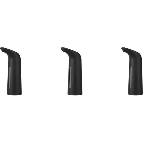 touchless soap dispenser for kitchen bathroom 3 units black