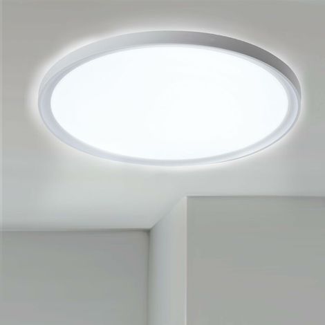 Naizy – Plafonnier LED rond 72W IP44 – Lumière froide 6000K – Résistant à l'humidité et aux chocs – Pour salles de bains et cuisines (1/5)