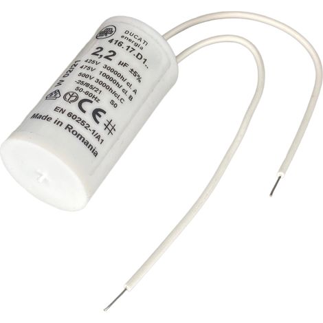 Condensatore motore 2,2 μF 475 V molto piccolo (1/2)