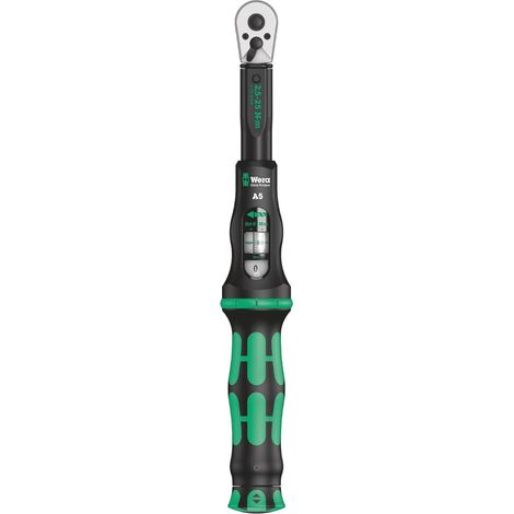 Torque wrench with reversible ratchet 1/4" 2.5-25 Nm WERA Click-Torque A 5 (1/5)
