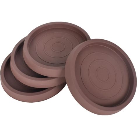 Lot de 4 patins antidérapants pour pieds de meubles, protections en caoutchouc pour pieds de chaises et sols (1/5)