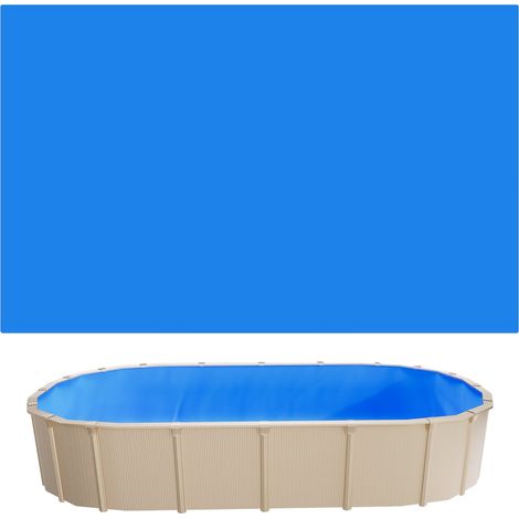 Douche de piscine ovale 12 x 24 pieds, doublure hors sol, mur 48-54 pouces, vinyle 0.4 mm, 610x375x120 cm, 610x375x120 cm-0.4 mm (1/2)