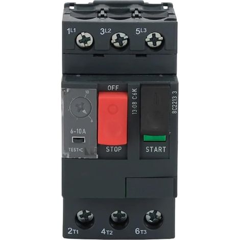 Disjoncteur de moteur, protection du démarreur de moteur, protection contre les surcharges et les courts-circuits – Série GV2 (GV2ME07C 1,6–2,5 A) (1/5)