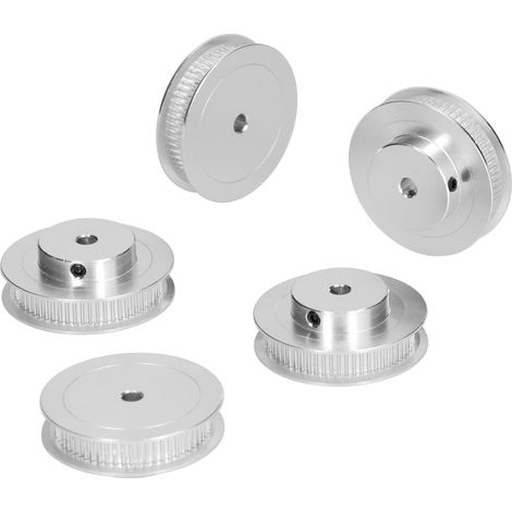 5 poulies mécaniques, montage facile, transmission de puissance précise, accessoires pour imprimantes et fraiseuses (1/5)