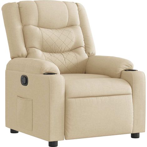 Maison Exclusive - Relaxsessel Creme Stoff