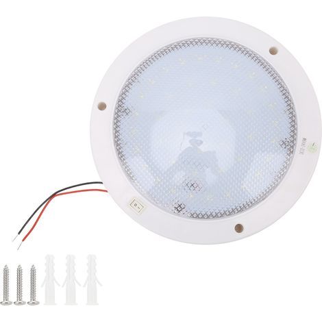 Panneau lumineux LED avec interrupteur, système d'énergie solaire pour bateau, camping-car, cuisine, armoire de toit, 12 V (blanc pur (60006500 K)) (1/5)