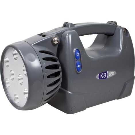 Lámpara de obra elmag LED diseño robusto peso 2 kg