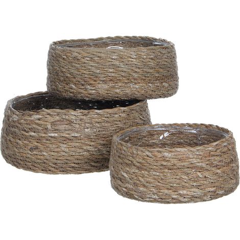 CESTO DE MIMBRE SET DE 3 PIEZAS (1/5)