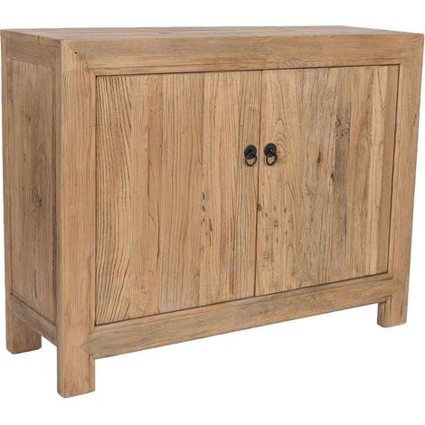 Aparador de madera beige 116x39x90h cm (1/5)