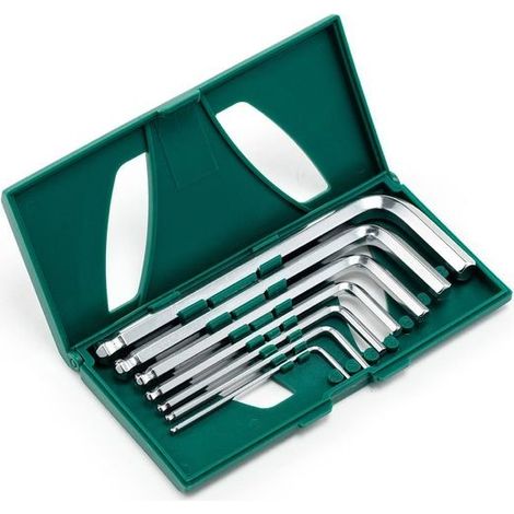 7 Tlg. Kugelkopf Mini-Innensechskant-Winkelstiftschlüssel (1/5)