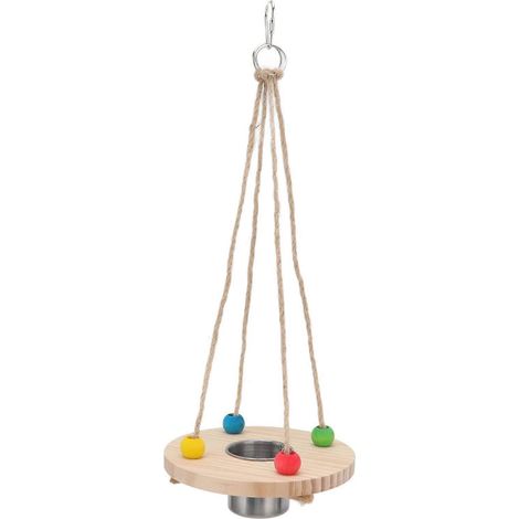 Mangeoire multifonctionnelle pour oiseaux, à suspendre et à utiliser pour nourrir les perroquets, les perruches et autres oiseaux de compagnie.-AquaForge (1/5)