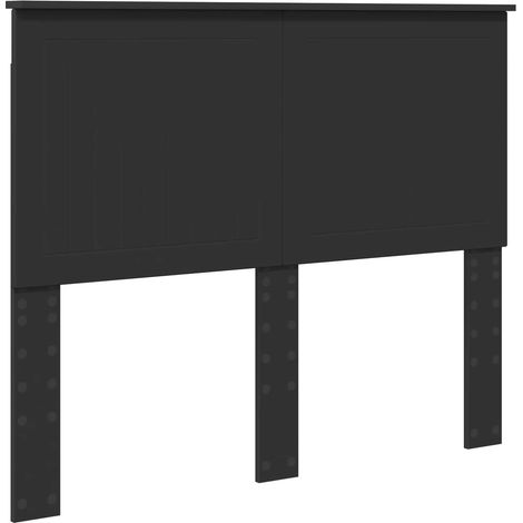 Maison Exclusive - Testiera con testiera Rovere Nero 120 cm Legno multistrato
