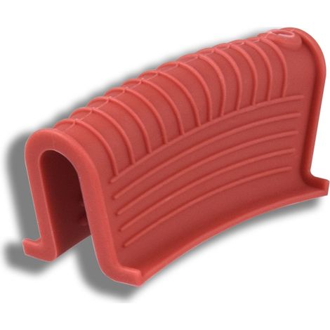 4 pinzas para ollas, de silicona, antideslizantes y con protección contra el calor, para sartenes y ollas, cocina. (1/5)