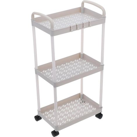 Chariot de rangement PRETYZOOM Slim avec roulettes et structure