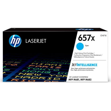 Tóner HP 657X Cyan 0889894325501 S5609028 HP
