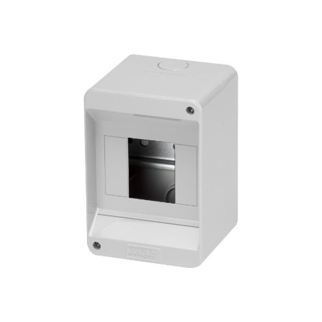 Centralino Protetto Senza Porta Pareti con centrini di foratura predisposto per alloggiamento morsettiere IP40 4 Moduli